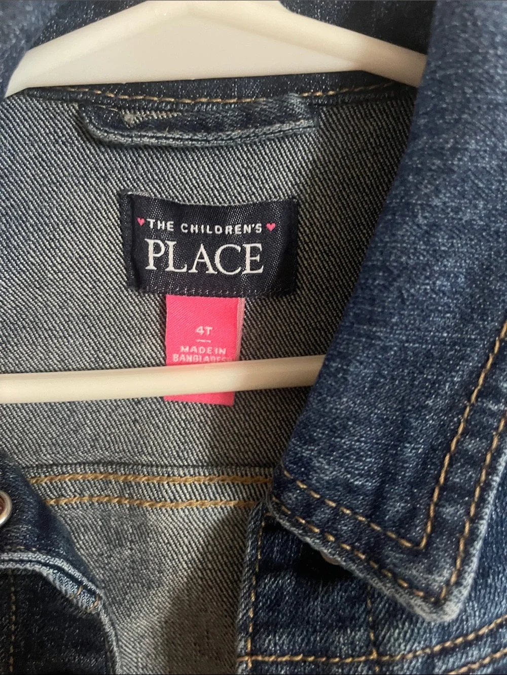 The Children's Place Dark Blue Denim Jean Jacket